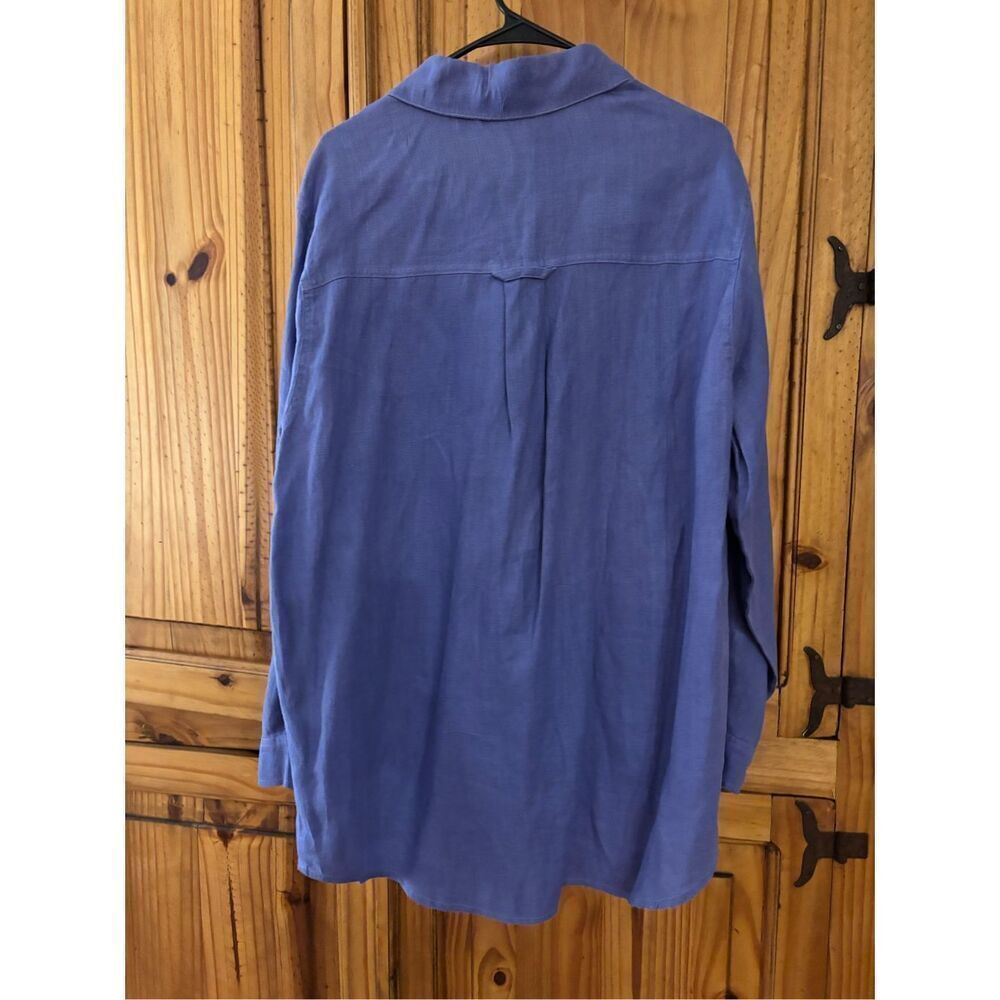 Chico’s 100% Linen Tunic Top - Picture 3 of 4